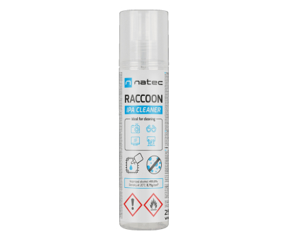 Artykuły czyszczące Natec Raccoon IPA cleaner spray 250ml Alkohol izopropylowy